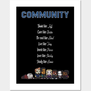 To be like Community · TV show Posters and Art